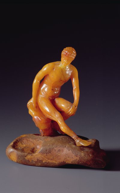 Figur des Hermes, ca. 1600 (Bernstein) von Polish School